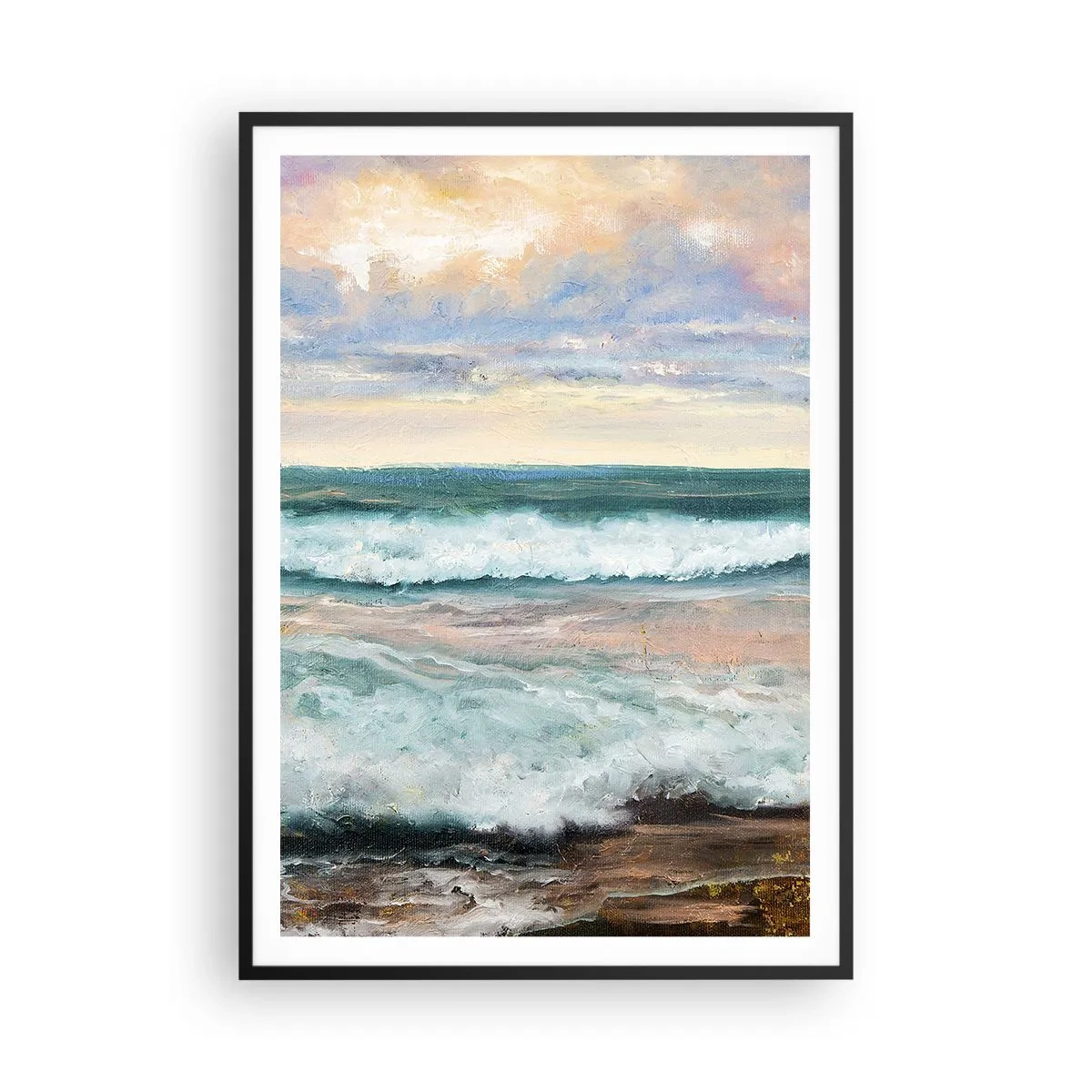 Poszter fehér keretben - Itt kisimítod a lelked - 70x100 cm