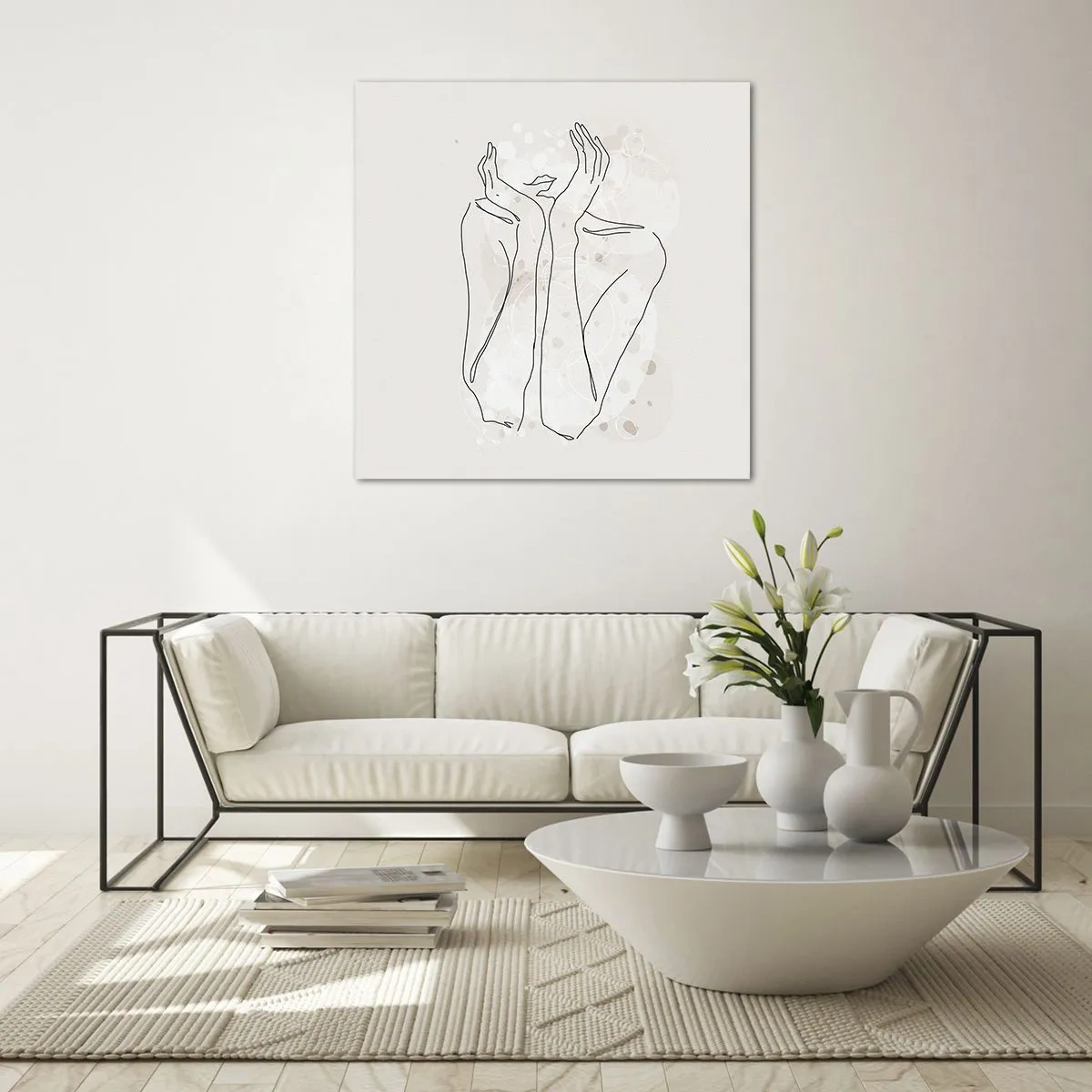 Üveg kép - Várva-várt pillanat - 50x50 cm