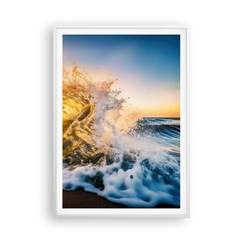 Poszter fekete keretben - Játék a homokban - 70x100 cm