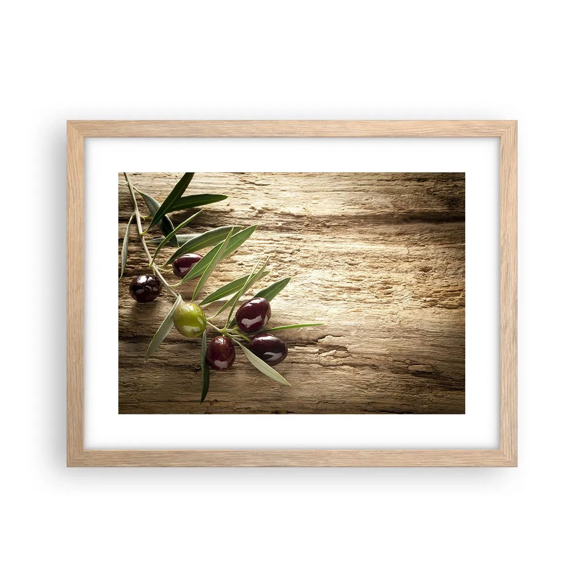 Poszter világos tölgy keretben - Egyenesen a természetből - 40x30 cm
