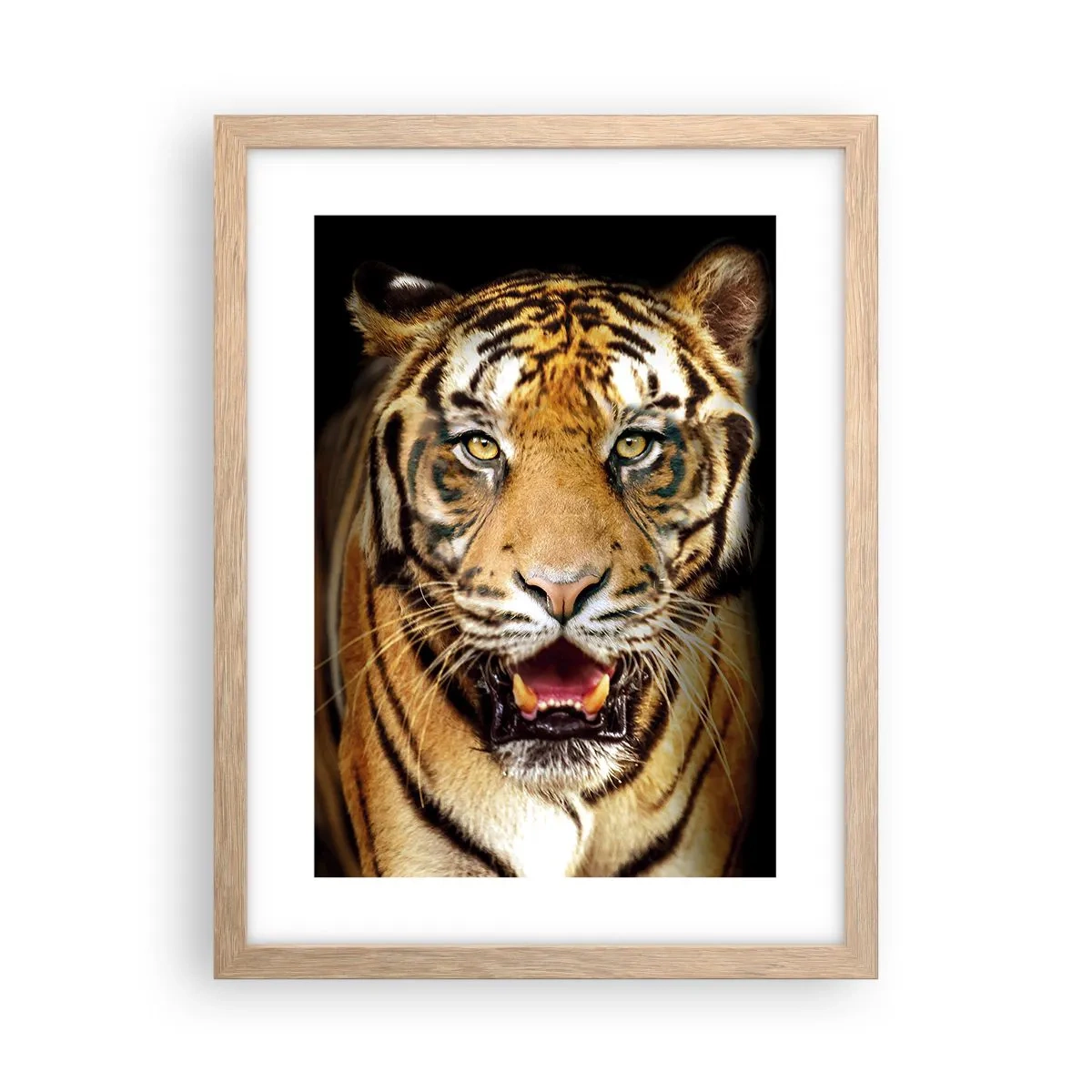 Poszter világos tölgy keretben - Szívében vad - 30x40 cm