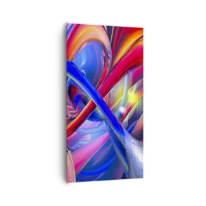 Vászonkép - A színek tánca - 65x120 cm
