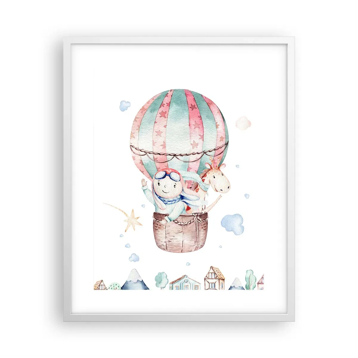 Poszter fekete keretben - Nemsokára visszajövünk! - 40x50 cm