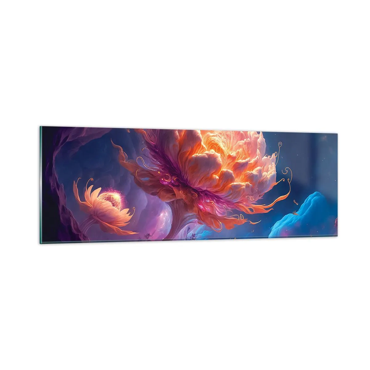 Üveg kép - Egy másik világ - 90x30 cm