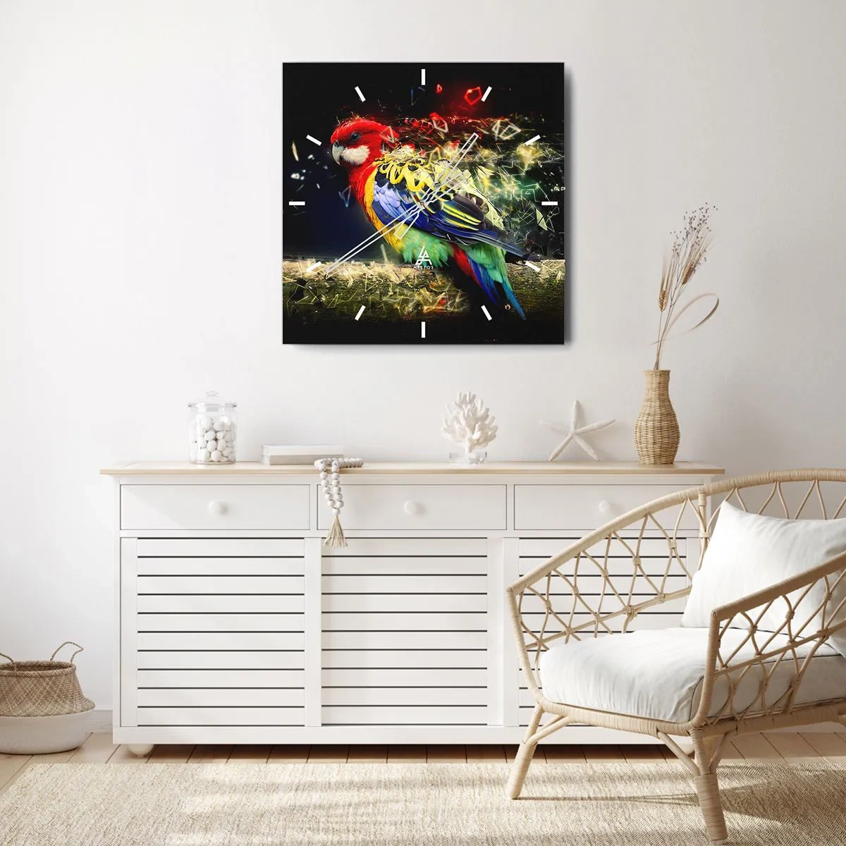 Falióra, Óra - A ragyogás hírnöke - 40x40 cm