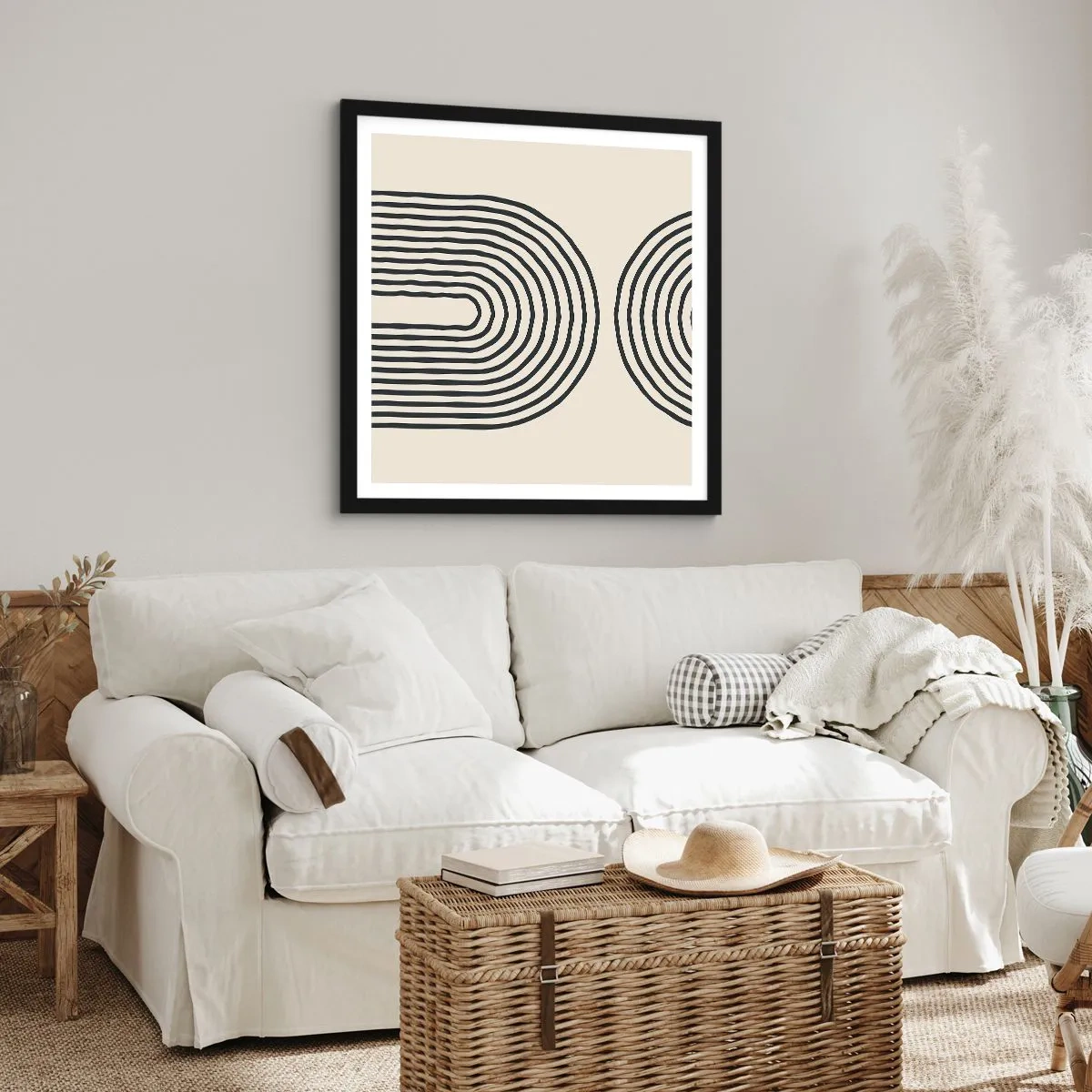 Poszter fehér keretben - Bármelyik percben ... - 50x50 cm