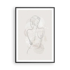 Poszter fehér keretben - Mint egy érzékeny hangszer - 70x100 cm
