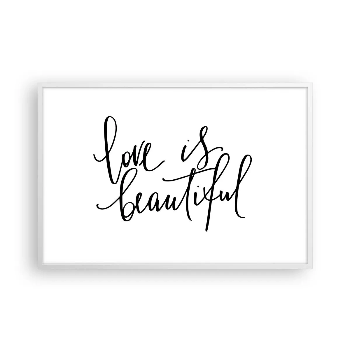 Poszter fekete keretben - Olvass és ismételj - 91x61 cm