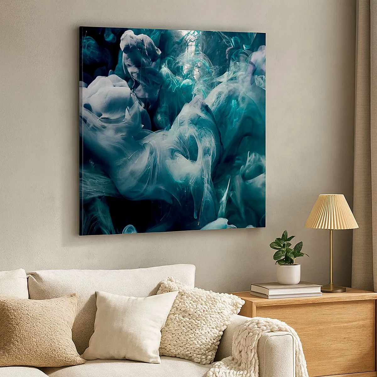 Vászonkép - A színek mozgása - 30x30 cm