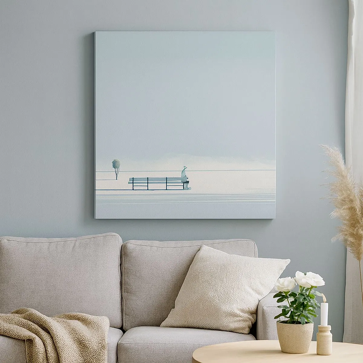 Vászonkép - Igen, én várok. - 30x30 cm