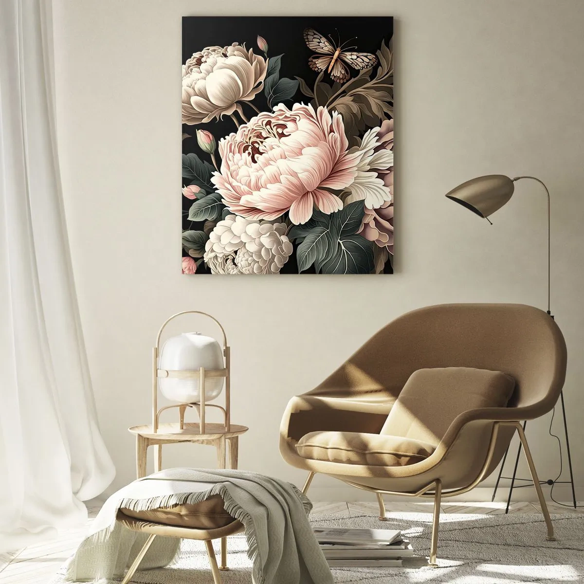 Üveg kép - Barokk stílusban - 50x70 cm