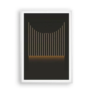 Poszter fekete keretben - Fedezze fel a sötétséget - 70x100 cm