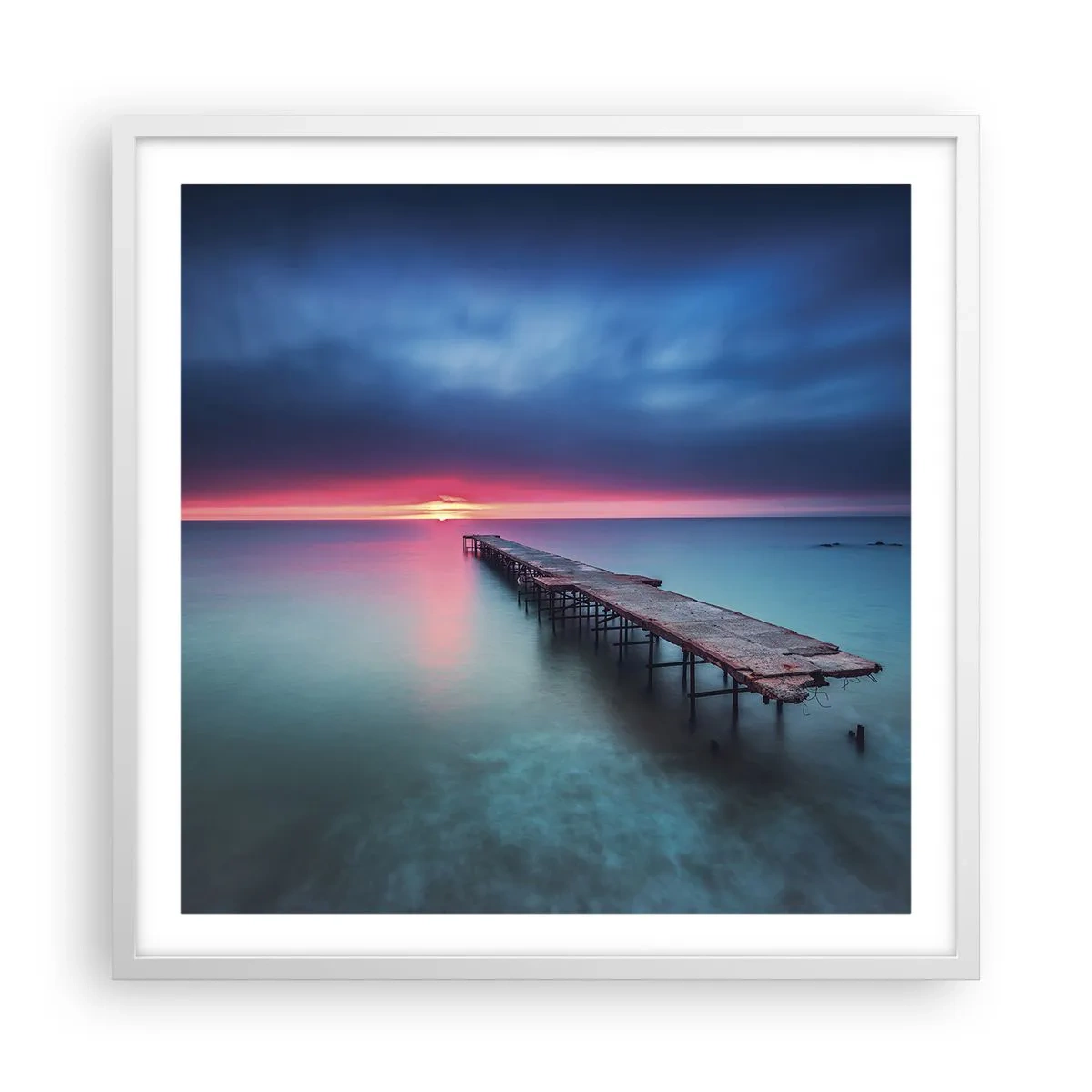 Poszter fekete keretben - Ég és föld között - 60x60 cm