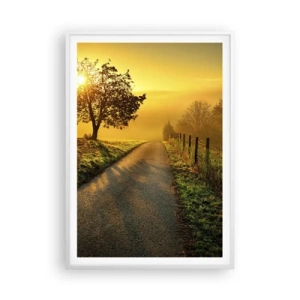 Poszter fekete keretben - Mézes délután - 70x100 cm