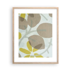 Poszter világos tölgy keretben - Kompozíció a napsütésben - 40x50 cm