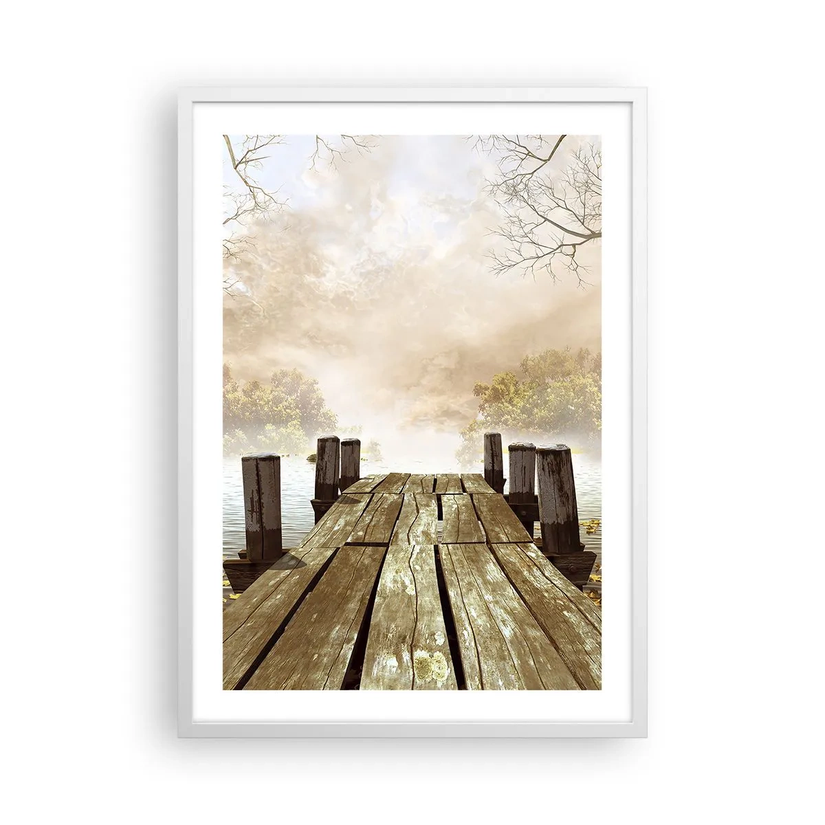 Poszter fekete keretben - Az ősz enyhe szomorúsága - 50x70 cm