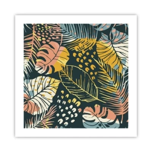 Poszter - Leveles fantázia - 50x50 cm
