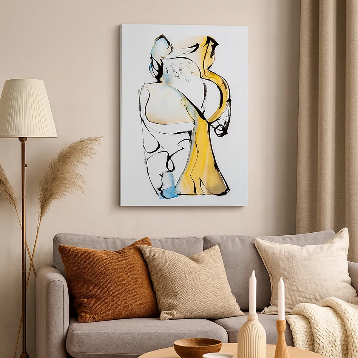 Vászonkép - Üveg absztrakció - 50x70 cm