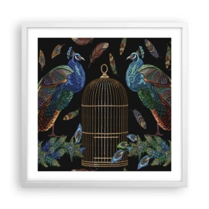 Poszter fekete keretben - Királyi köntösben - 50x50 cm