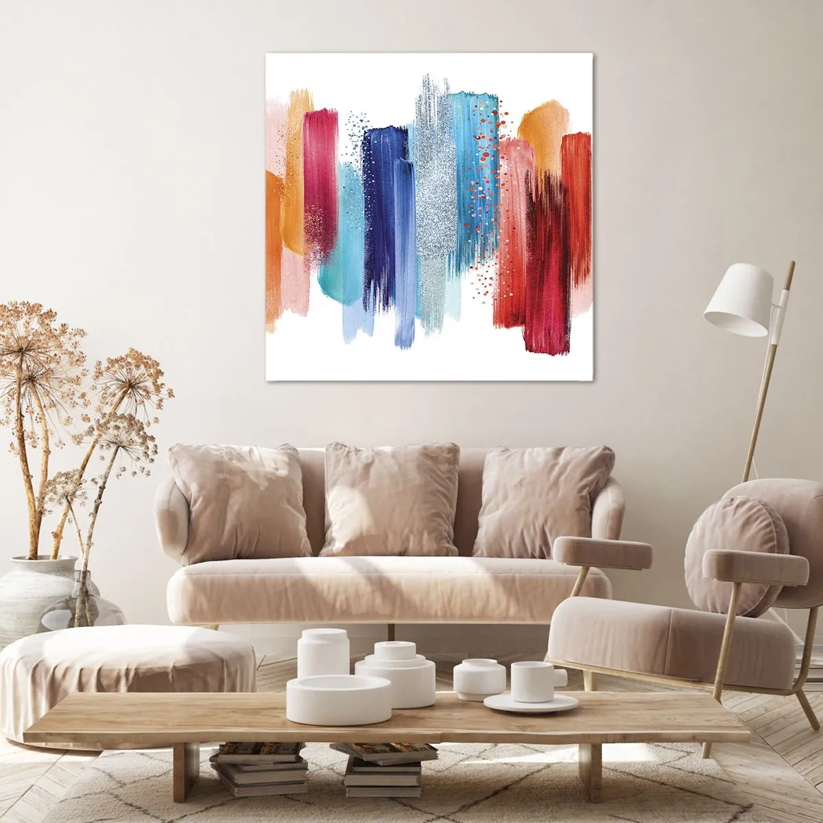 Vászonkép - Fel és le - 70x70 cm