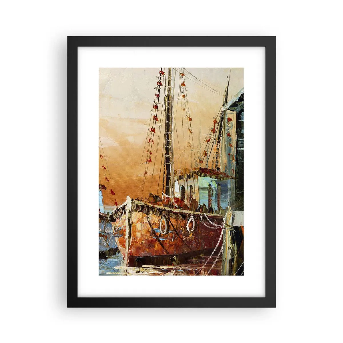 Poszter fehér keretben - Nyugodt visszatérés - 30x40 cm