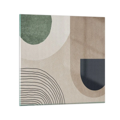 Üveg kép - Egy ovális szelídsége - 30x30 cm