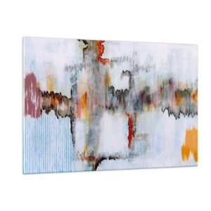 Üveg kép - Egy bottal a vízen - 120x80 cm