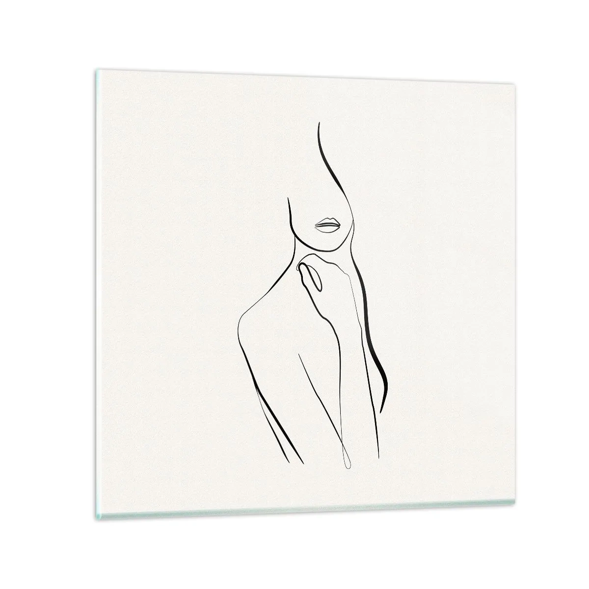 Üveg kép - A melankólia hulláma - 40x40 cm