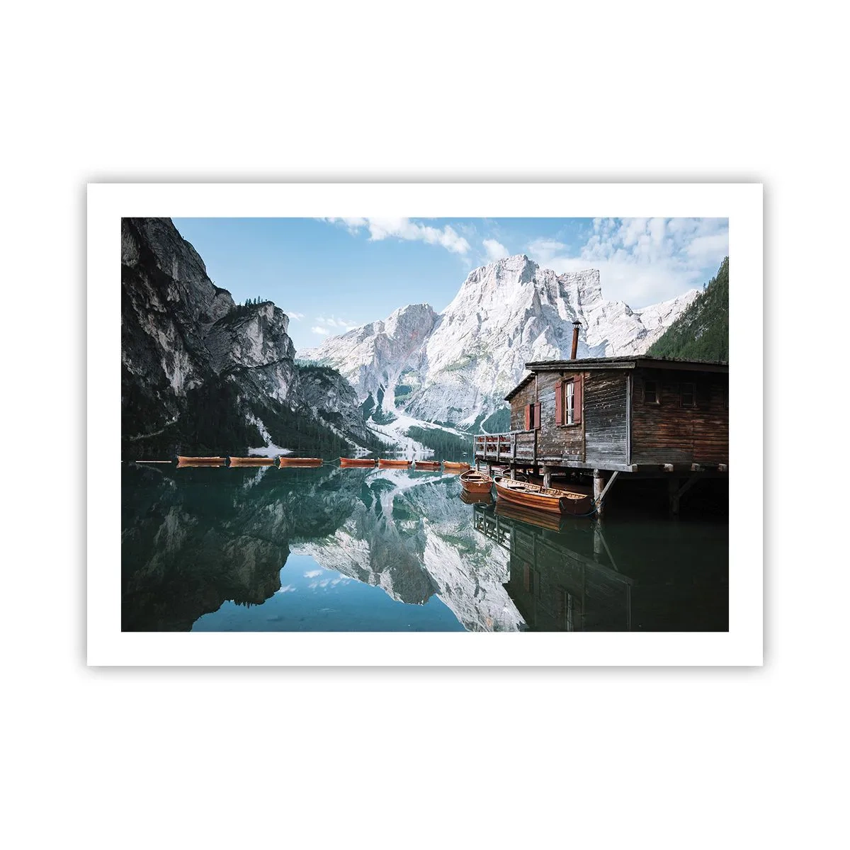 Poszter - Kristályos hegyi reggel - 70x50 cm