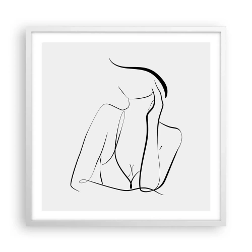 Poszter fekete keretben - Az álmok hullámán - 60x60 cm
