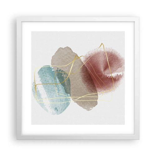 Poszter fekete keretben - Az űr koralljai - 40x40 cm