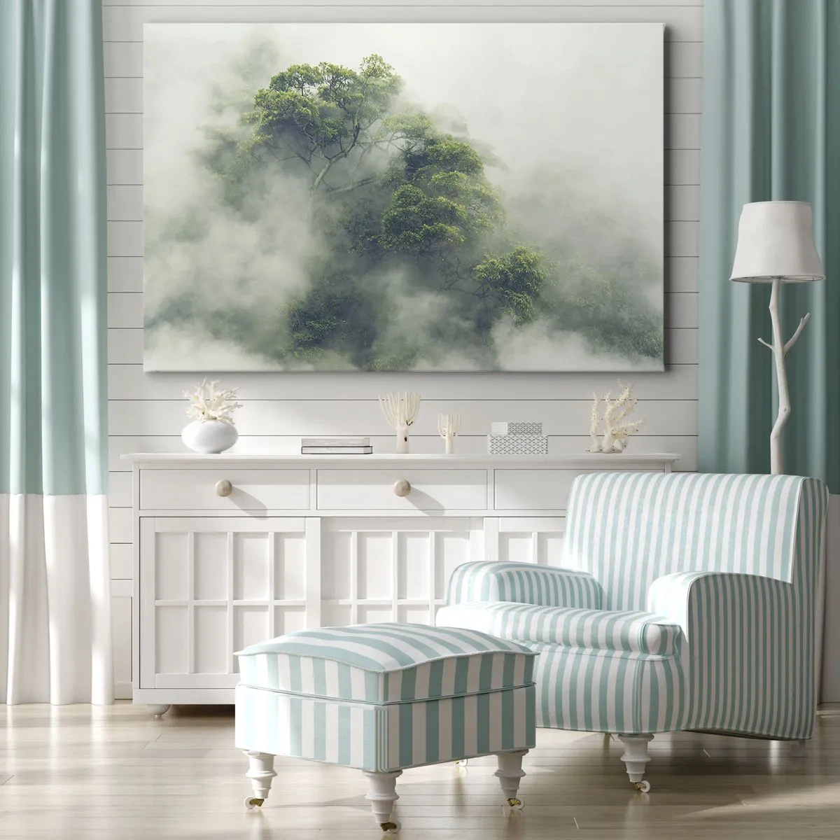 Vászonkép - Ködbe burkolózva - 70x50 cm