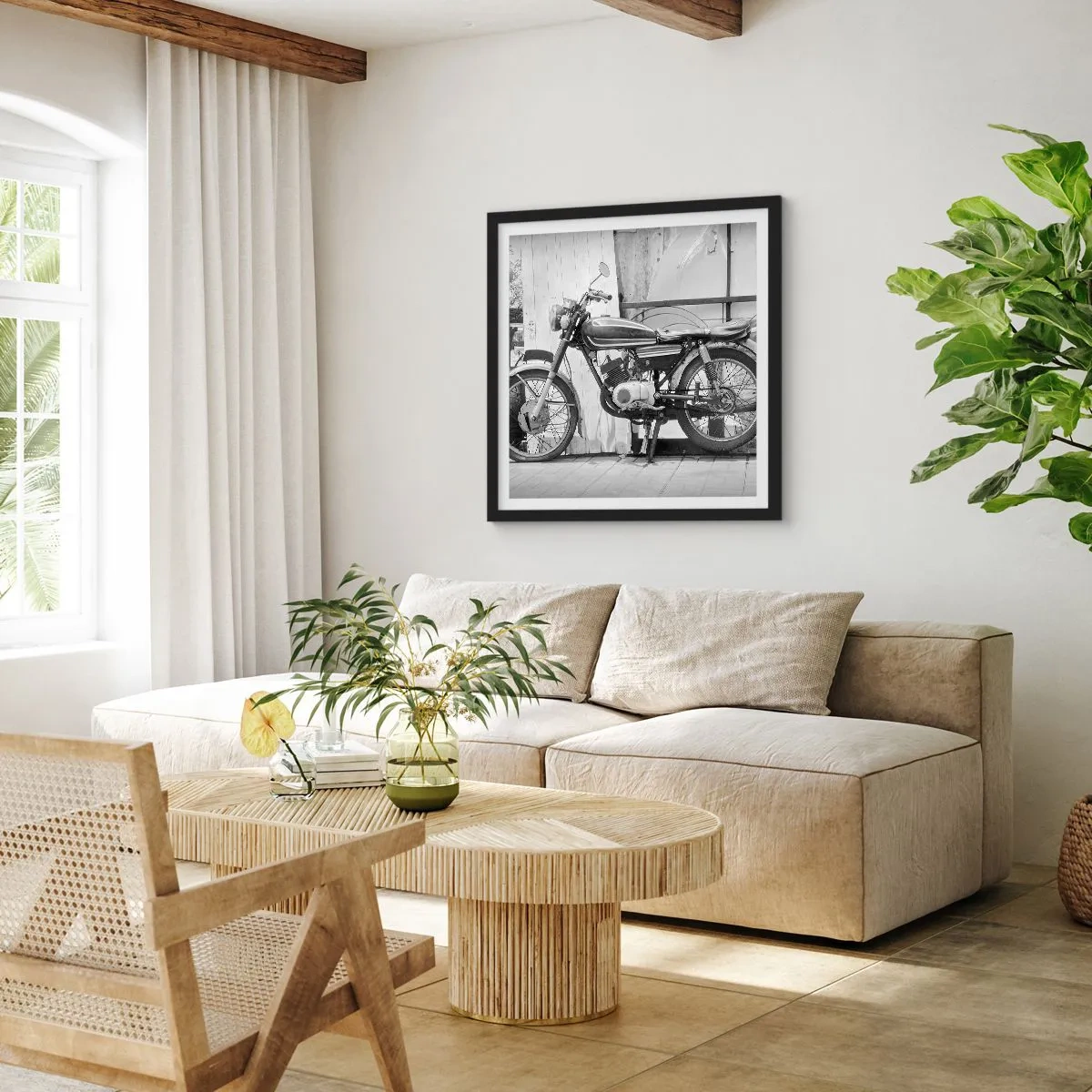 Poszter fehér keretben - Klasszikus mindenek felett - 60x60 cm