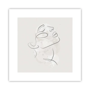 Poszter - Egy álom körvonala - 30x30 cm