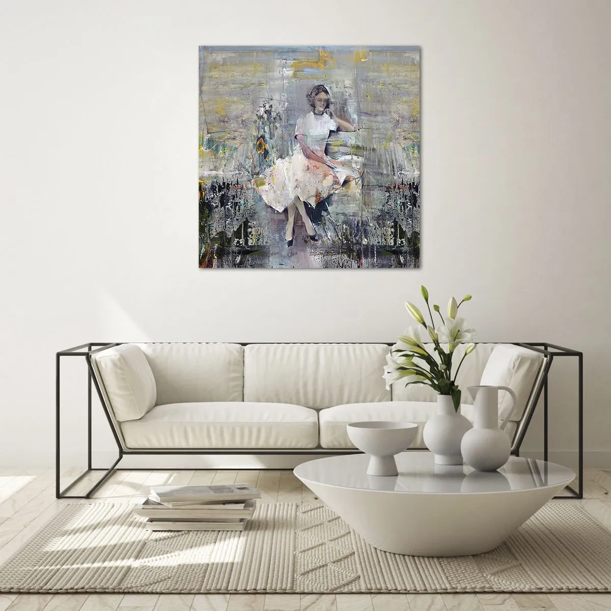 Üveg kép - Klasszikus és modern - 50x50 cm