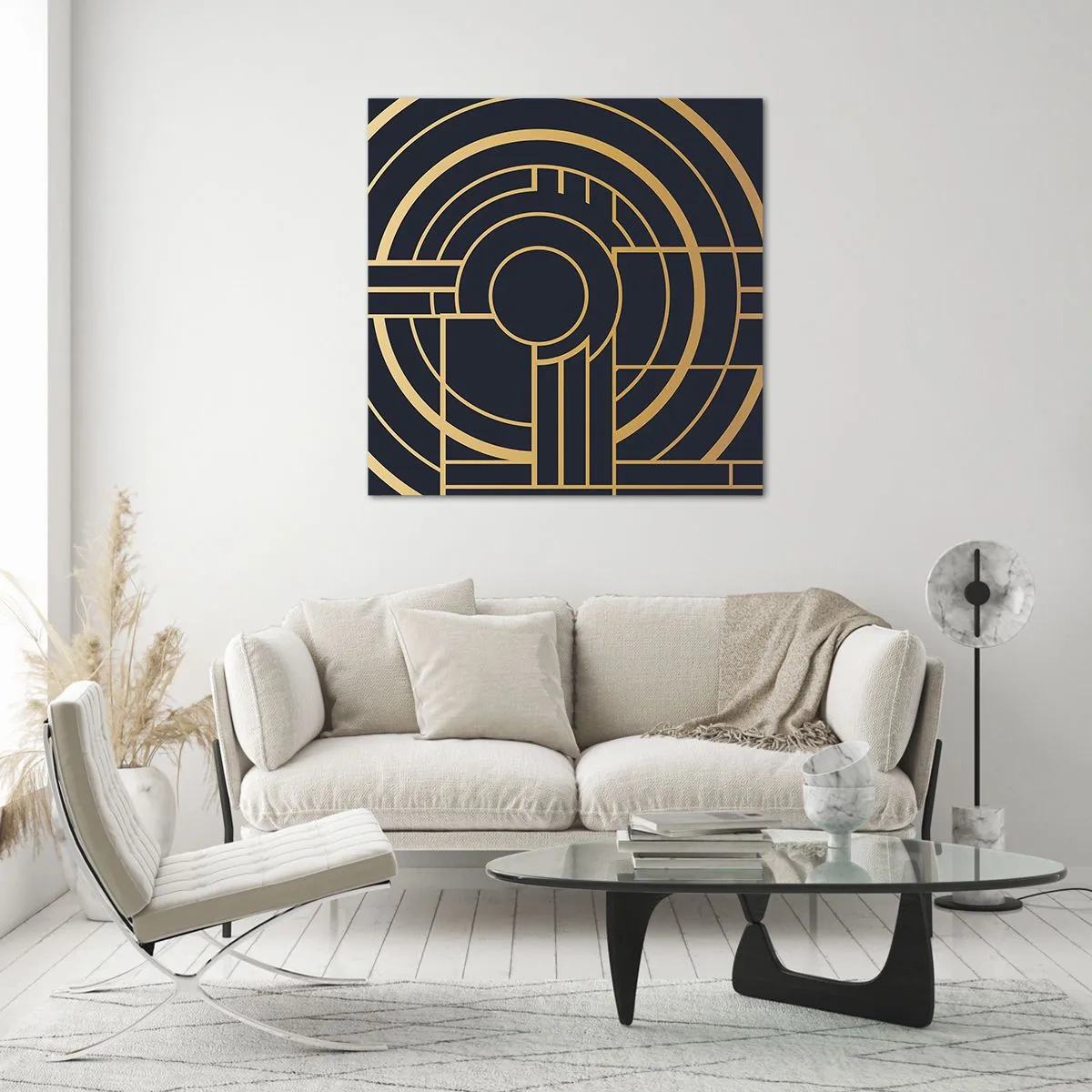 Üveg kép - A dolgok fordulatai - 70x70 cm