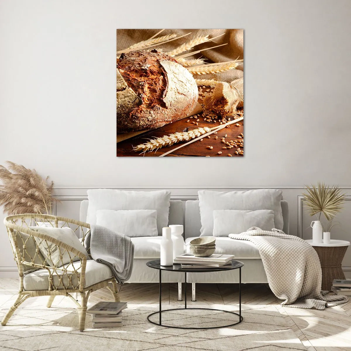 Üveg kép - Étvágygerjesztő, illatos, ropogós - 30x30 cm