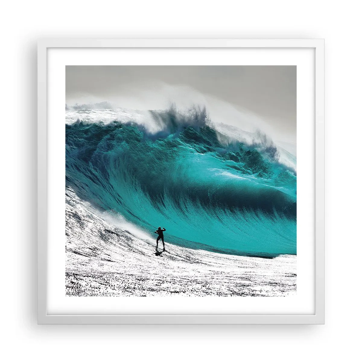 Poszter fekete keretben - Kihívás elfogadva - 50x50 cm