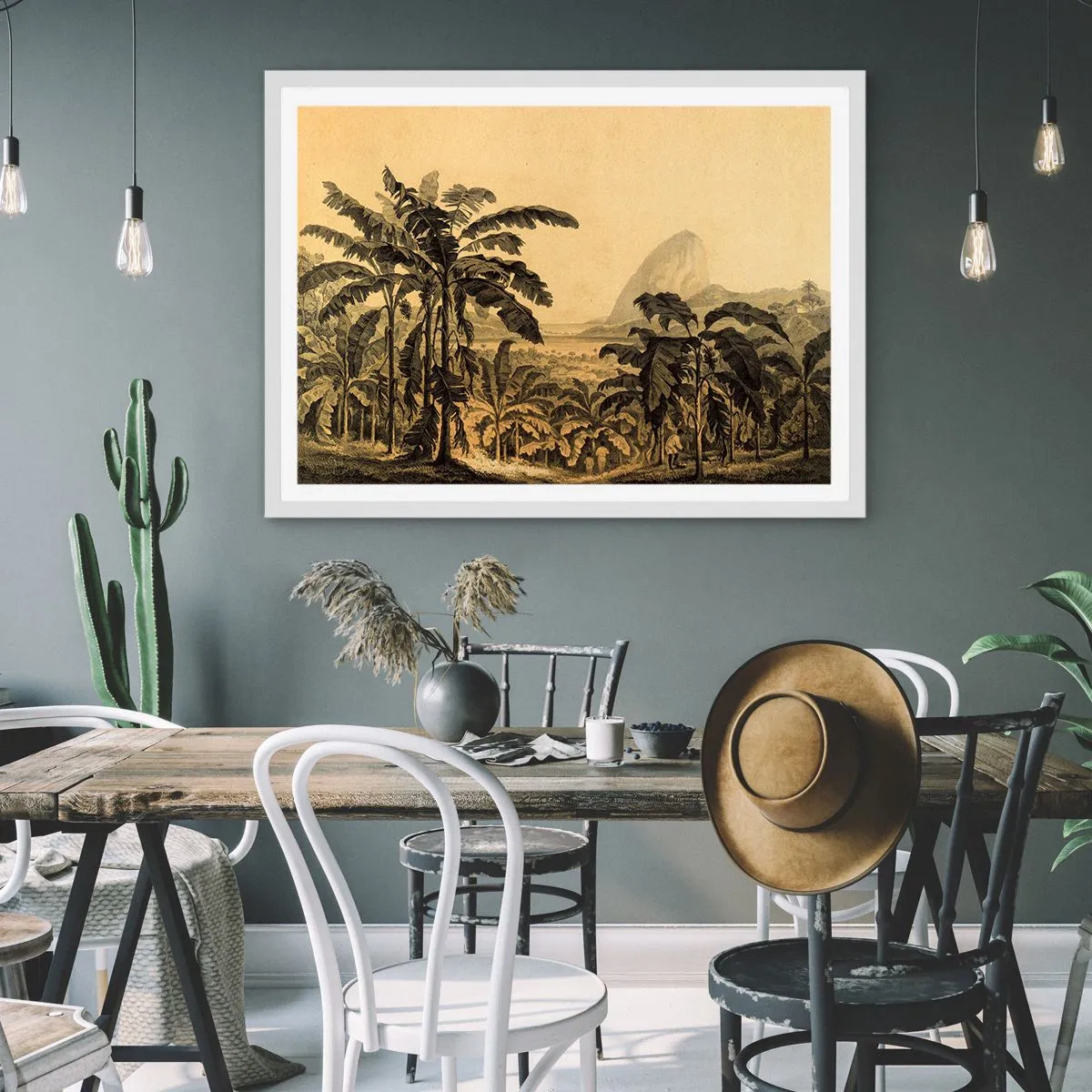 Poszter fekete keretben - Gyarmati klímában - 100x70 cm