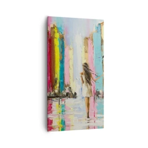 Vászonkép - Kövessél - 55x100 cm