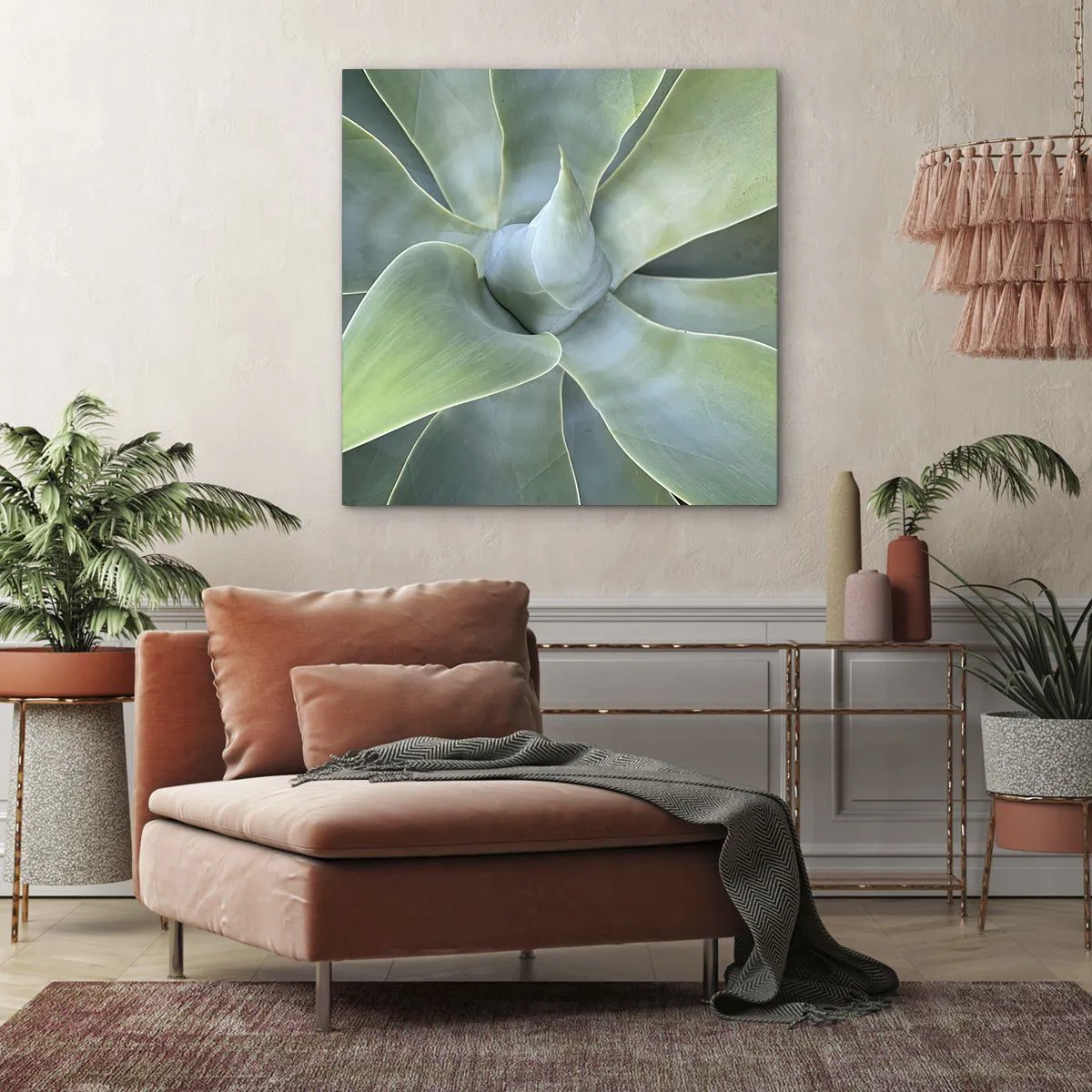 Vászonkép - A zöld születése - 60x60 cm