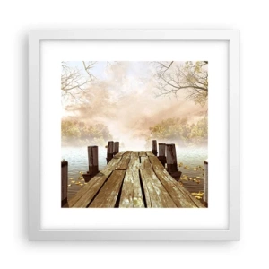 Poszter fekete keretben - Az ősz enyhe szomorúsága - 30x30 cm