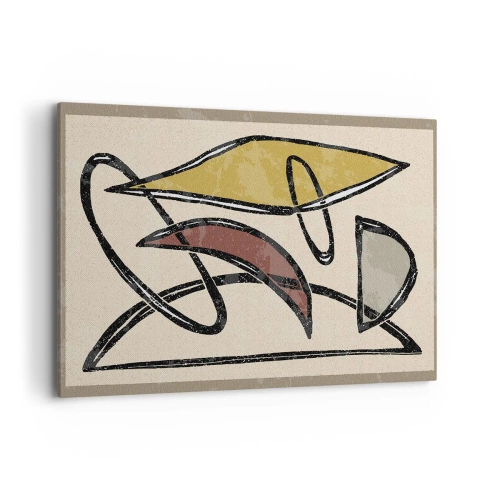 Vászonkép - Függőlegesek és vízszintek - 100x70 cm