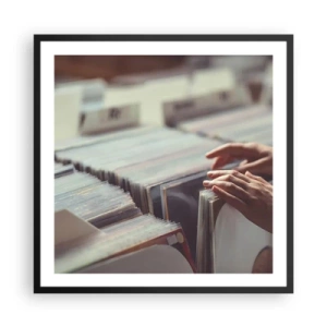 Poszter fehér keretben - Érzelmeket keresése - 60x60 cm