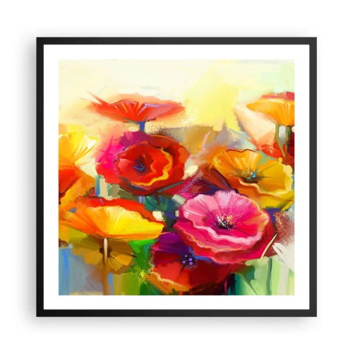 Poszter fehér keretben - Nem csak piros - 60x60 cm