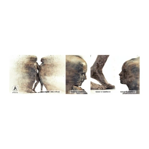 Fotótapéta Minta Öntapadós Deluxe Sticker - Felemelkedtek a porból, hogy szeressenek - Absztrakció, Nő és Férfi, Szerelem - 100x30 cm