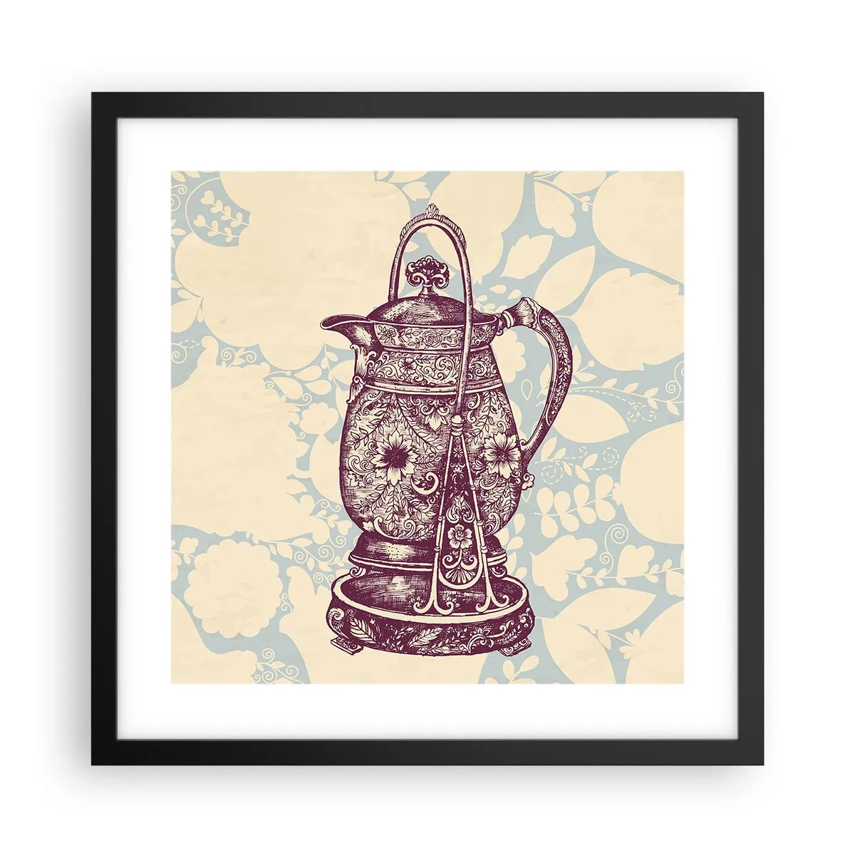 Poszter fehér keretben - A mindennapi élet szépsége - 40x40 cm