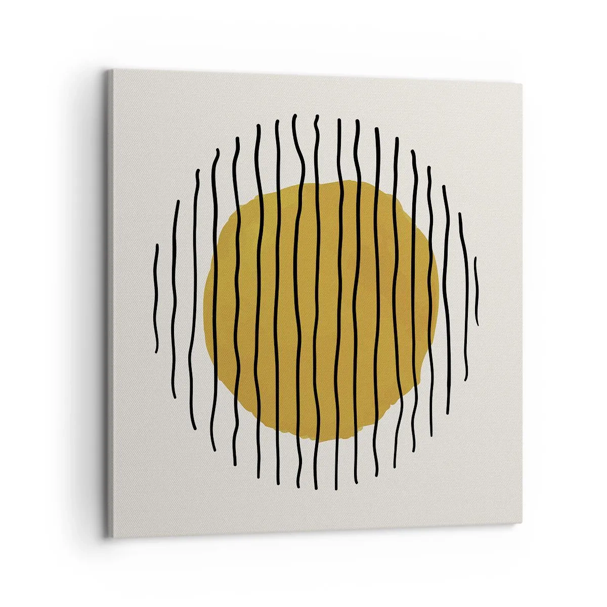 Vászonkép - A hőtől remegő absztrakció - 60x60 cm