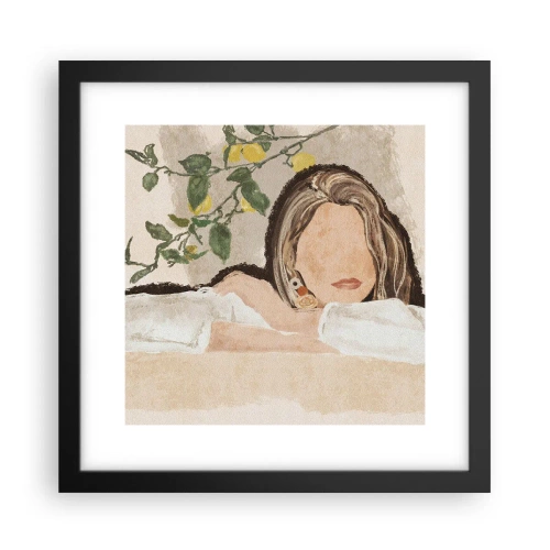 Poszter fehér keretben - Déli szépség - 30x30 cm