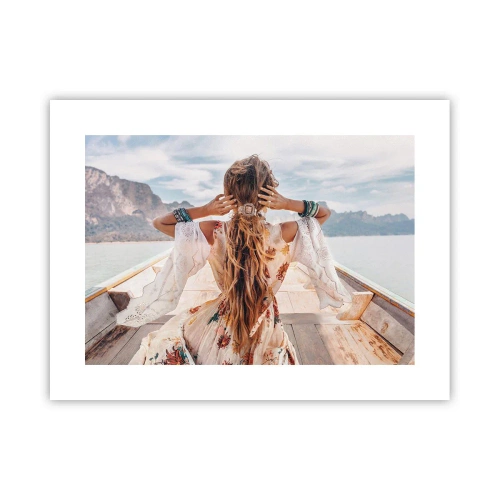 Poszter - Az út a boldogság felé  - 40x30 cm